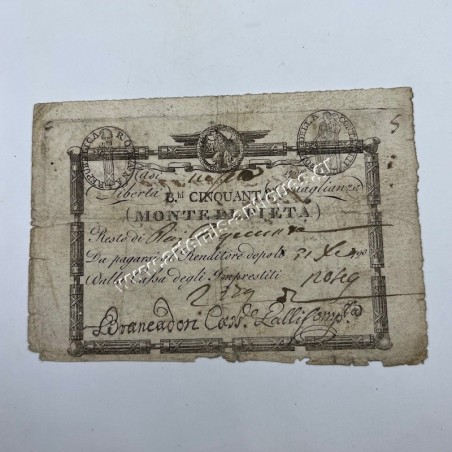 50 Baiocchi 1798 Ρωμαϊκή Δημοκρατία Ιταλικά Κράτη