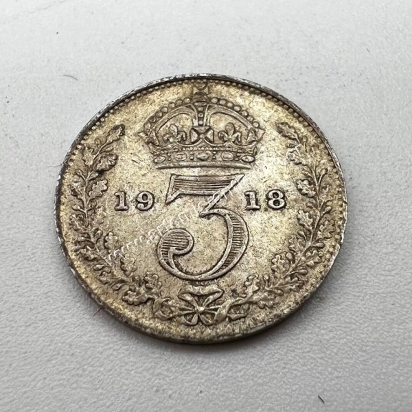3 Pence 1918 George V Ηνωμένο Βασίλειο