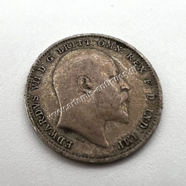 3 Pence 1907 Edward VII Ηνωμένο Βασίλειο