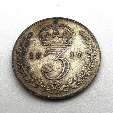 3 Pence 1917 George V Ηνωμένο Βασίλειο 2