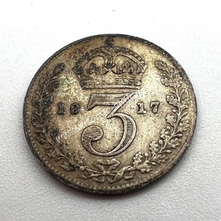 3 Pence 1917 George V United Kingdom