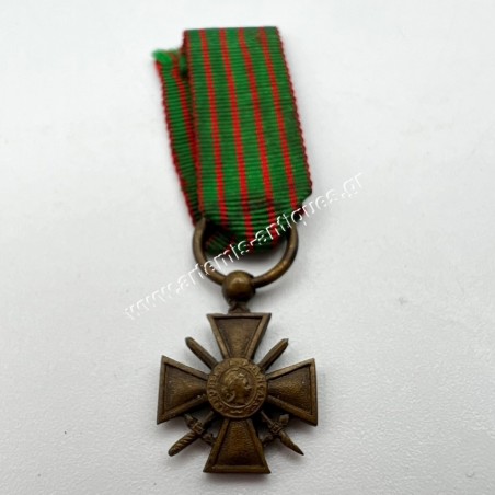 War Cross WW1 Miniature Medal France