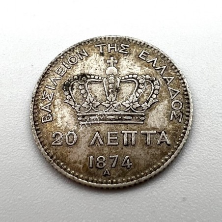 20 Lepta 1874 George A