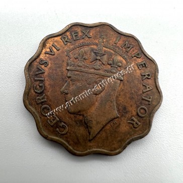 1 Piastre 1944 George VI UNC Κύπρος