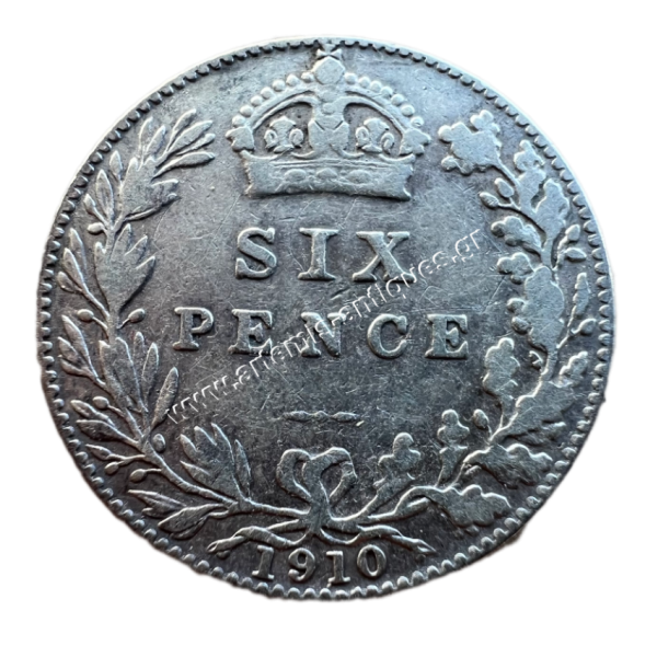 6 Pence 1910 Edward VII United Kingdom