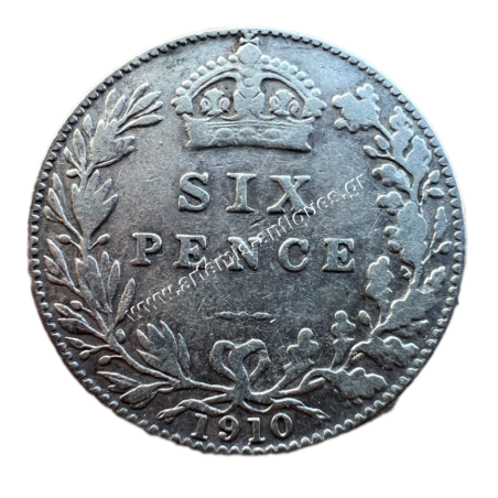 6 Pence 1910 Edward VII United Kingdom