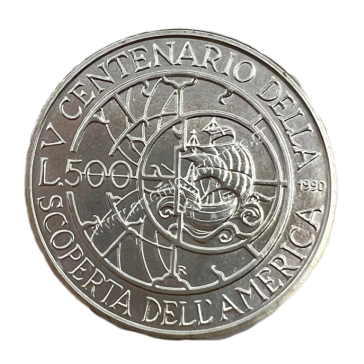 500 Lire 1990 Colombo Italy 2