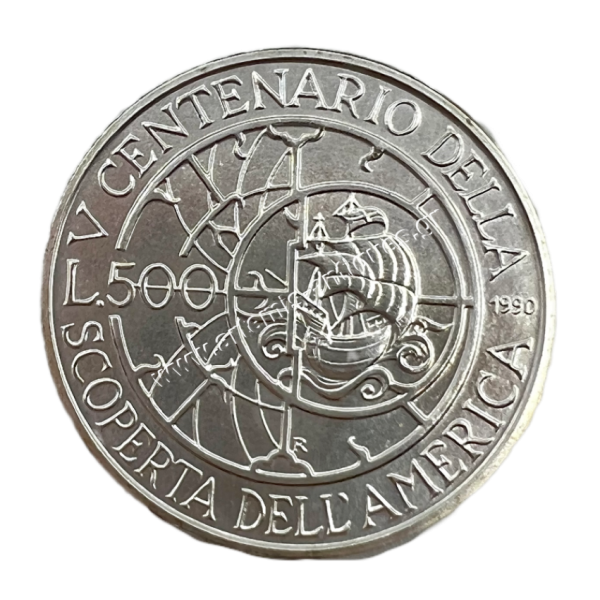 500 Lire 1990 Κολόμβος Ιταλία