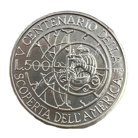 500 Lire 1990 Colombo Italy