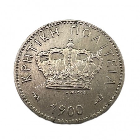 5 Lepta 1900 XF-AU Prince George Cretan State