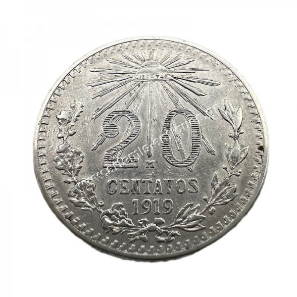 20 Centavos 1919 Mexico
