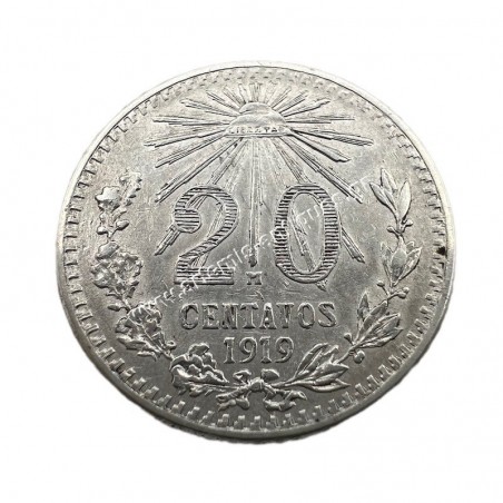 20 Centavos 1919 Mexico