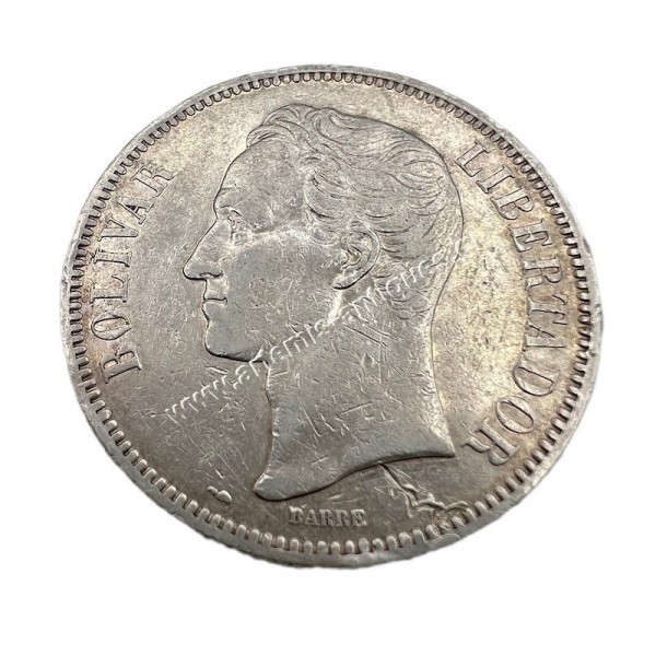 5 Bolivares 1911 Venezuela