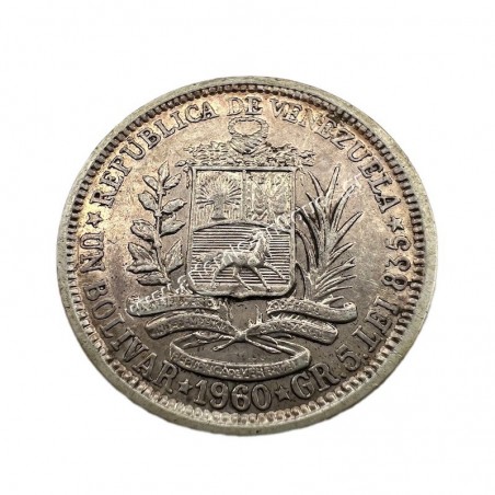 1 Bolivar 1960 Venezuela