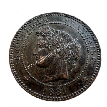 10 Centimes 1881 Γαλλία