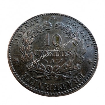 10 Centimes 1881 Γαλλία 2