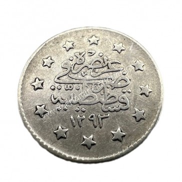 1 Kurus 1293-29/1903 Abdulhamid I Ottoman Empire 2