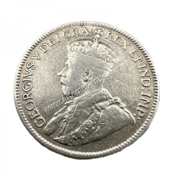 9 Piastres 1921 George V Cyprus