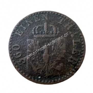 1 Pfenning 1862 Wilhelm I Kingdom of Prussia