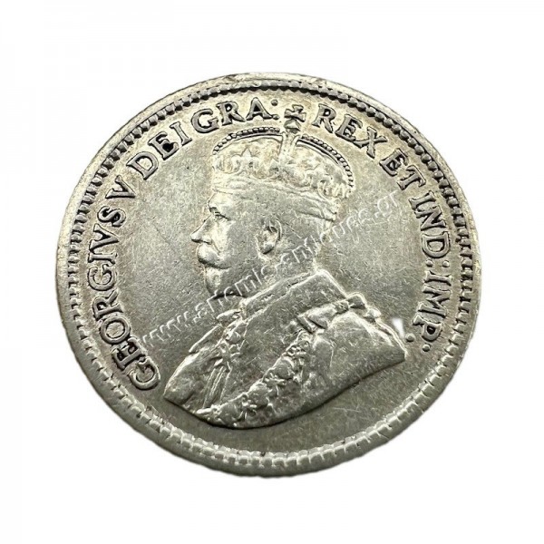 5 Cents 1914 George V Καναδάς
