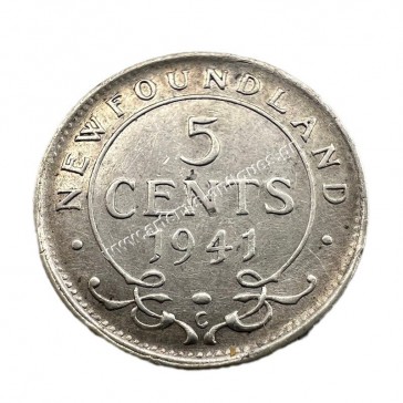 5 Cents 1941 George VI Newfoundland 2