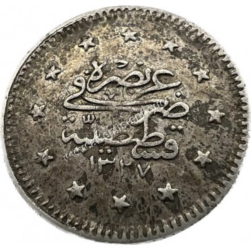 1 Kurus 1327/1910 Mehmed V Οθωμανική Αυτοκρατορία 2