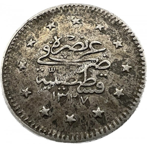 1 Kurus 1327/1910 Mehmed V Οθωμανική Αυτοκρατορία