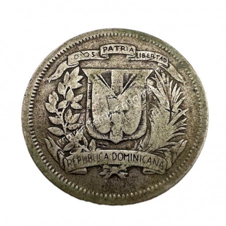 25 Centavos 1944 Δομινικανή Δημοκρατία