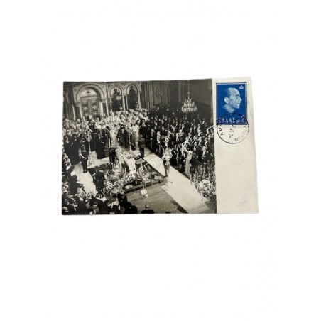 Funeral of King Paul of Greece Postcard , Posted in 1964