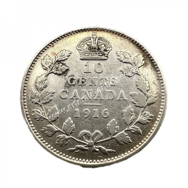 10 Cents 1916 George V Canada