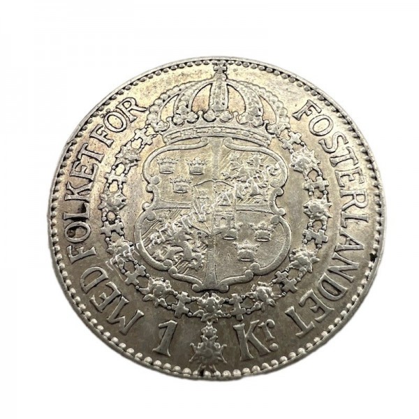 1 Krona 1936 Gustaf V Σουηδία