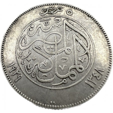 5 Piastres/Qirsh 1929  Fuad Egypt