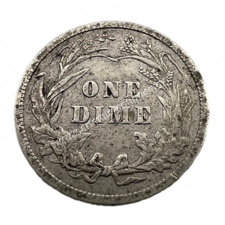 1 Dime 1907 Barber Dime