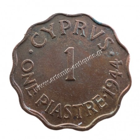 1 Piastre 1944 George VI Cyprus