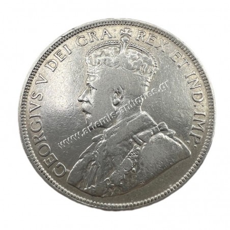 18 Piastres 1921 George V Cyprus