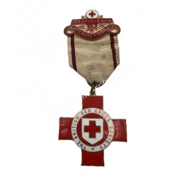 British Red Cross Society Proficiency in Red Cross First Aid Medal