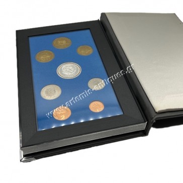 Σειρά Νομισμάτων Proof 1993 και 500 Δραχμές Ασημένιο σε Δερμάτινη Κασετίνα 2