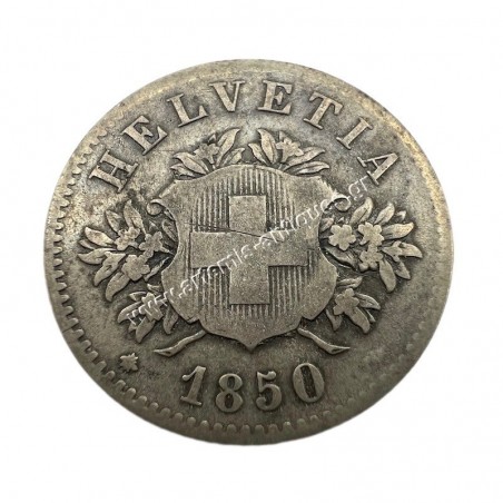 20 Rappen 1850 Ελβετία