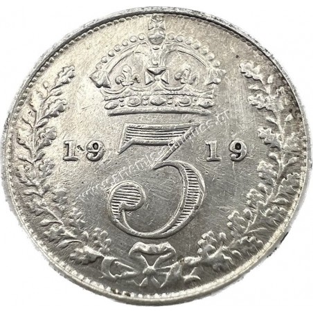 3 Pence 1919 George V Ηνωμένο Βασίλειο