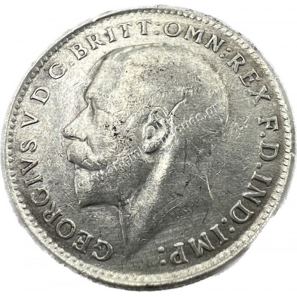 3 Pence 1919 George V Ηνωμένο Βασίλειο