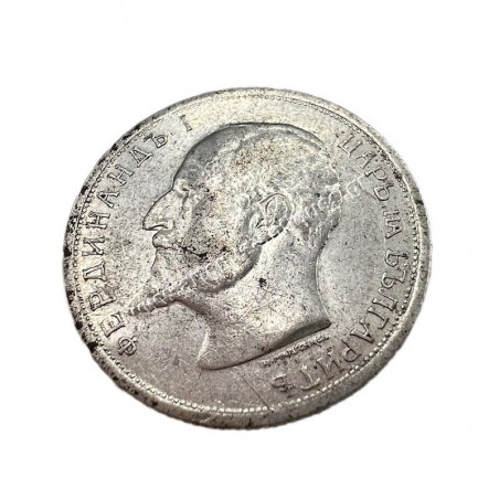50 Stotinki 1912 AU Ferdinand I Bulgaria