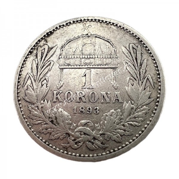 1 Korona 1893 Franz Joseph I Ουγγαρία