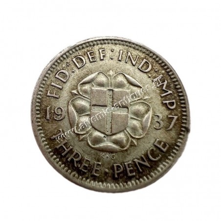 3 Pence 1937 George VI Ηνωμένο Βασίλειο