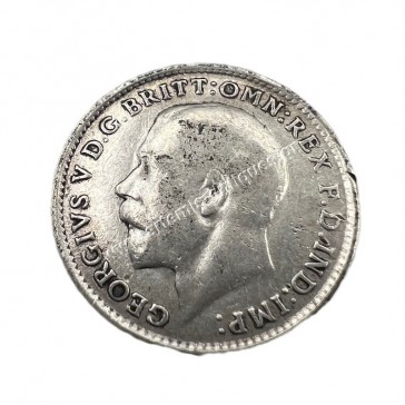 3 Pence 1918 George V Ηνωμένο Βασίλειο