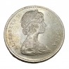 1 Dollar 1965 Type B2 Large Beads UNC Elizabeth II Καναδάς