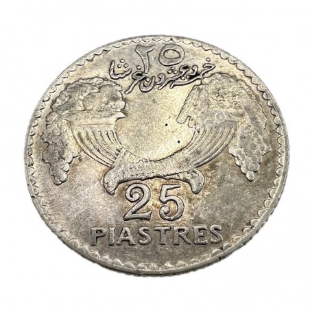 25 Ghirsha/Piastres 1936 Lebanon