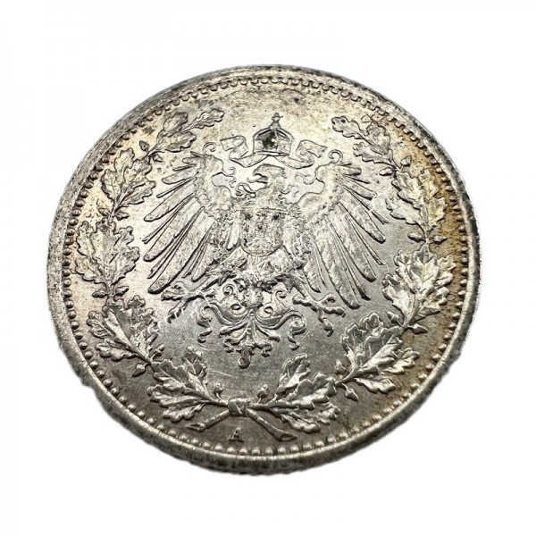 1/2 Mark 1913 A AU Wilhelm II Γερμανία