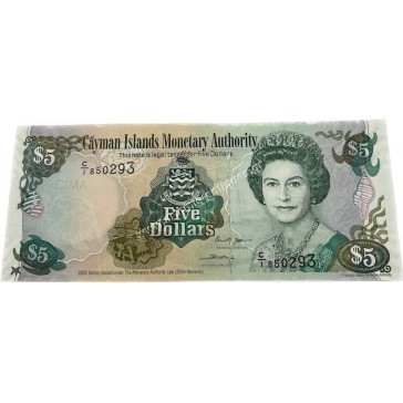5 Dollars 2006 P-34a UNC Elizabeth II Cayman Islands