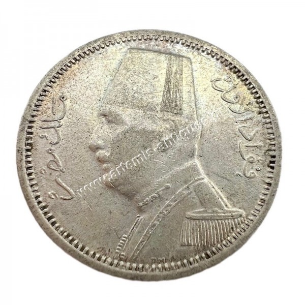 2 Piastres/Qirsh 1929 AU Fuad Egypt