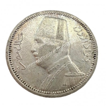2 Piastres/Qirsh 1929 AU Fuad Egypt